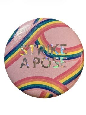 Double Sided Compact Mirror Strike A Pose Compact Makeup Bag Beauty Glam Mirror